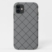 Geometrische gecontroleerde textuur Case-Mate iPhone case (Achterkant)