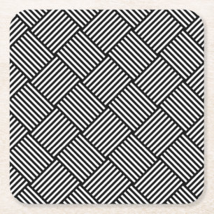 Geometrische gecontroleerde textuur kartonnen onderzetters