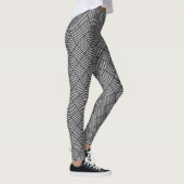 Geometrische gecontroleerde textuur leggings (Rechts)