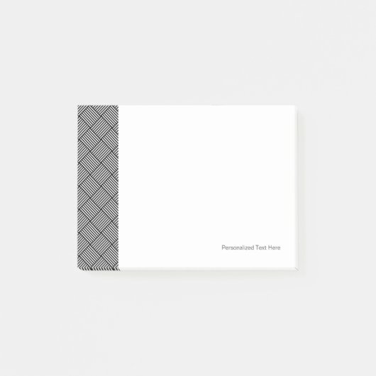 Geometrische gecontroleerde textuur post-it® notes (Voorkant)