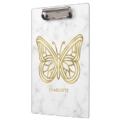Geometrische gedrukte goudvlinder, speciaal gepers klembord (Links)
