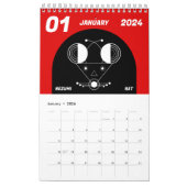 Geometrische geest: Japanse Junishi Animal Kalender (Jan 2026)