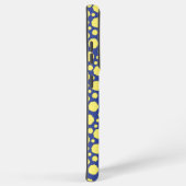 Geometrische gele funky cirkels samsung telefoon g samsung galaxy hoesje (Rechterkant)