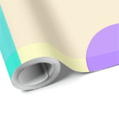 Geometrische gele print cadeaupapier (Rol Hoek)
