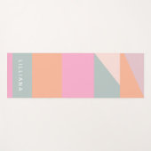 Geometrische gepersonaliseerde beeldvorming van he yogamat (Voorkant (horizontaal))