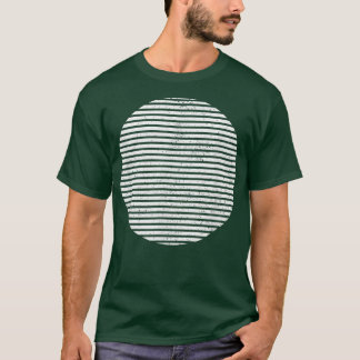 Geometrische gespleten cirkelvormlijnen geometrie t-shirt