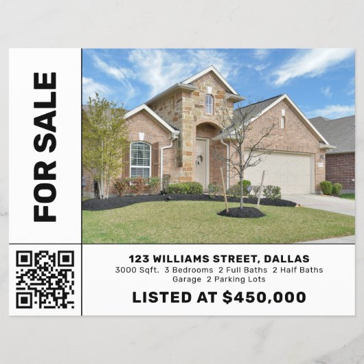 Geometrische gesplitste professionele onderneming flyer (Voorkant)