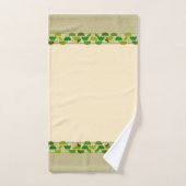 Geometrische Ginkgo Patroon voor kunstwerken Bad Handdoek (Handdoek)