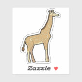 Geometrische Giraffe Sticker (Vel)