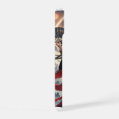 Geometrische glamour: gedurfde patronen voor luxe iPhone 15 case (Rechterkant)