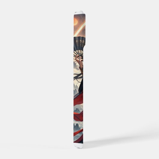 Geometrische glamour: gedurfde patronen voor luxe iPhone 15 case (Rechterkant)