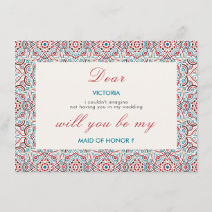 Geometrische Glitterende Metallic Bruidsmeisje Kaa Menu