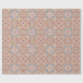 Geometrische Glitterende Metallic Luxe Trouw Cadeaupapier (Vlak)