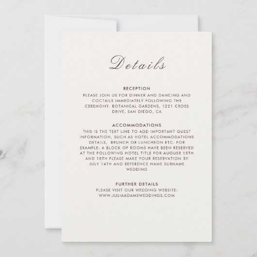 Geometrische Glittering Metallic Luxe Huwelijk Kaart (Achterkant)