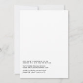 Geometrische Glow Virtuele Afstudeerfeest Kaart (Achterkant)