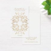 Geometrische Gold Foil Earling Display Card Visitekaartje (Bureau)