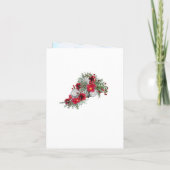 Geometrische Gold-Navy lijsten & blauw Bloemen Paa (Achterkant)