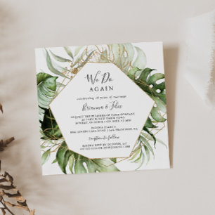 Geometrische Gold Tropical we doen het opnieuw met Kaart