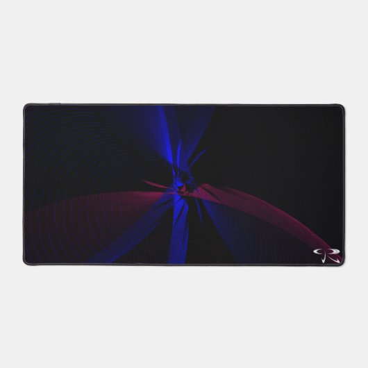 Geometrische golfabstractie Muismat mat (Voorkant)