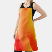 Geometrische golfvorm met verloop vervaagd abstrac schort (Insitu)