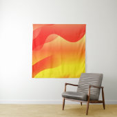 Geometrische golfvorm met verloop vervaagd abstrac wandkleed (In Situ (horizontaal))