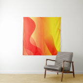 Geometrische golfvorm met verloop vervaagd abstrac wandkleed (In situ)