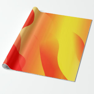 Geometrische golfvorm met verloop vervaagde abstra cadeaupapier