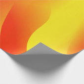 Geometrische golfvorm met verloop vervaagde abstra cadeaupapier (Hoek)