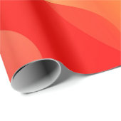 Geometrische golfvorm met verloop vervaagde abstra cadeaupapier (Rol Hoek)