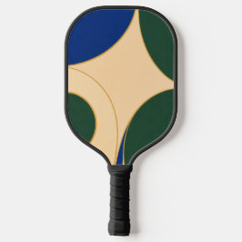 Geometrische goud afgewerkte abstracte pickleball- pickleball paddle