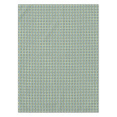 Geometrische goud- en blauwpatroon tafelkleed (Voorkant)