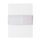 Geometrische goud- en lavenderbloemen uitnodigingen wikkel (Achterkant Voorbeeld)