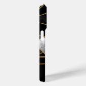 Geometrische goud en zwart Case-Mate iPhone case (Achterkant / Rechts)