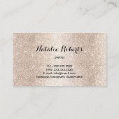 Geometrische goudcirkels voor het schoonmaken van  visitekaartje (Achterkant)