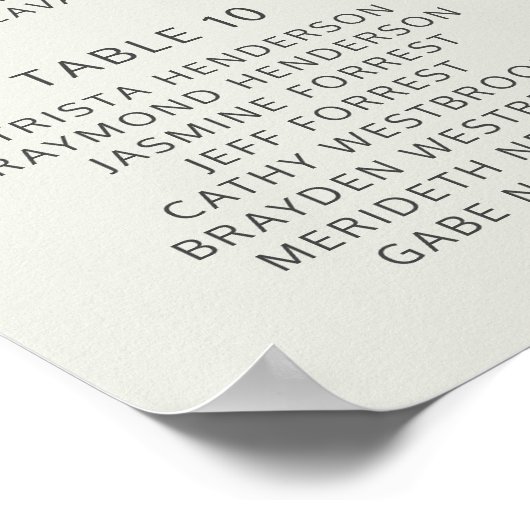 Geometrische gouden bruinkoolzaaigoed poster (Hoek)