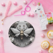 Geometrische gouden honingbij kunst papieren bordje (Feest)