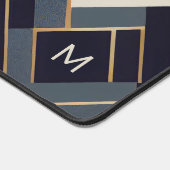 Geometrische gouden illustratie bureaumat (Hoek)