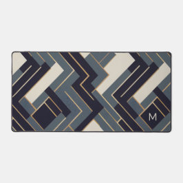 Geometrische gouden illustratie bureaumat