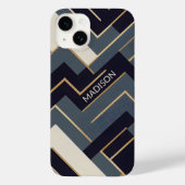 Geometrische gouden illustratie Case-Mate iPhone case (Achterkant)