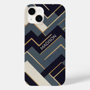 Geometrische gouden illustratie Case-Mate iPhone 14 hoesje