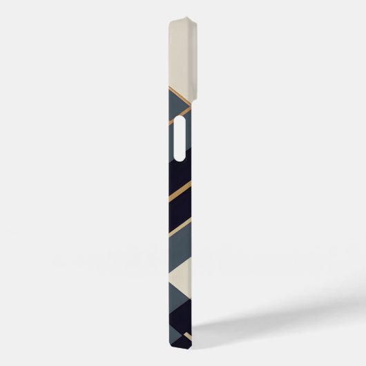 Geometrische gouden illustratie Case-Mate iPhone case (Achterkant / Rechts)