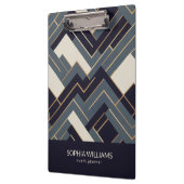 Geometrische gouden illustratie klembord (Links)