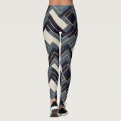 Geometrische gouden illustratie leggings (Achterkant)