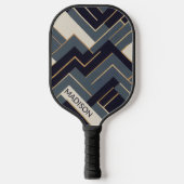 Geometrische gouden illustratie pickleball paddle (Voorkant)