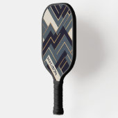 Geometrische gouden illustratie pickleball paddle (Links)