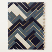 Geometrische gouden illustratie planner (Achterkant)
