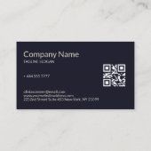 Geometrische gouden illustratie visitekaartje (Achterkant)