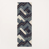 Geometrische gouden illustratie yogamat (Voorkant)