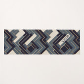 Geometrische gouden illustratie yogamat (Voorkant (horizontaal))