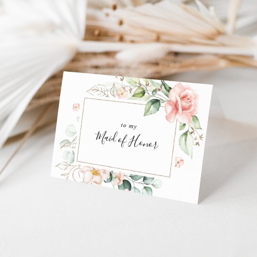 Geometrische goudolievlek Bridal Partij Hartelijk  Bedankkaart